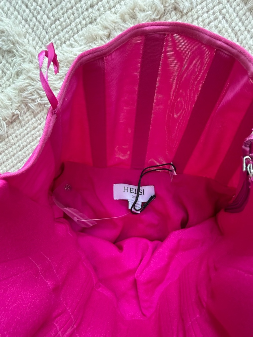 Helsi Florence Strapless Midi Dress - Picture 4 of 6